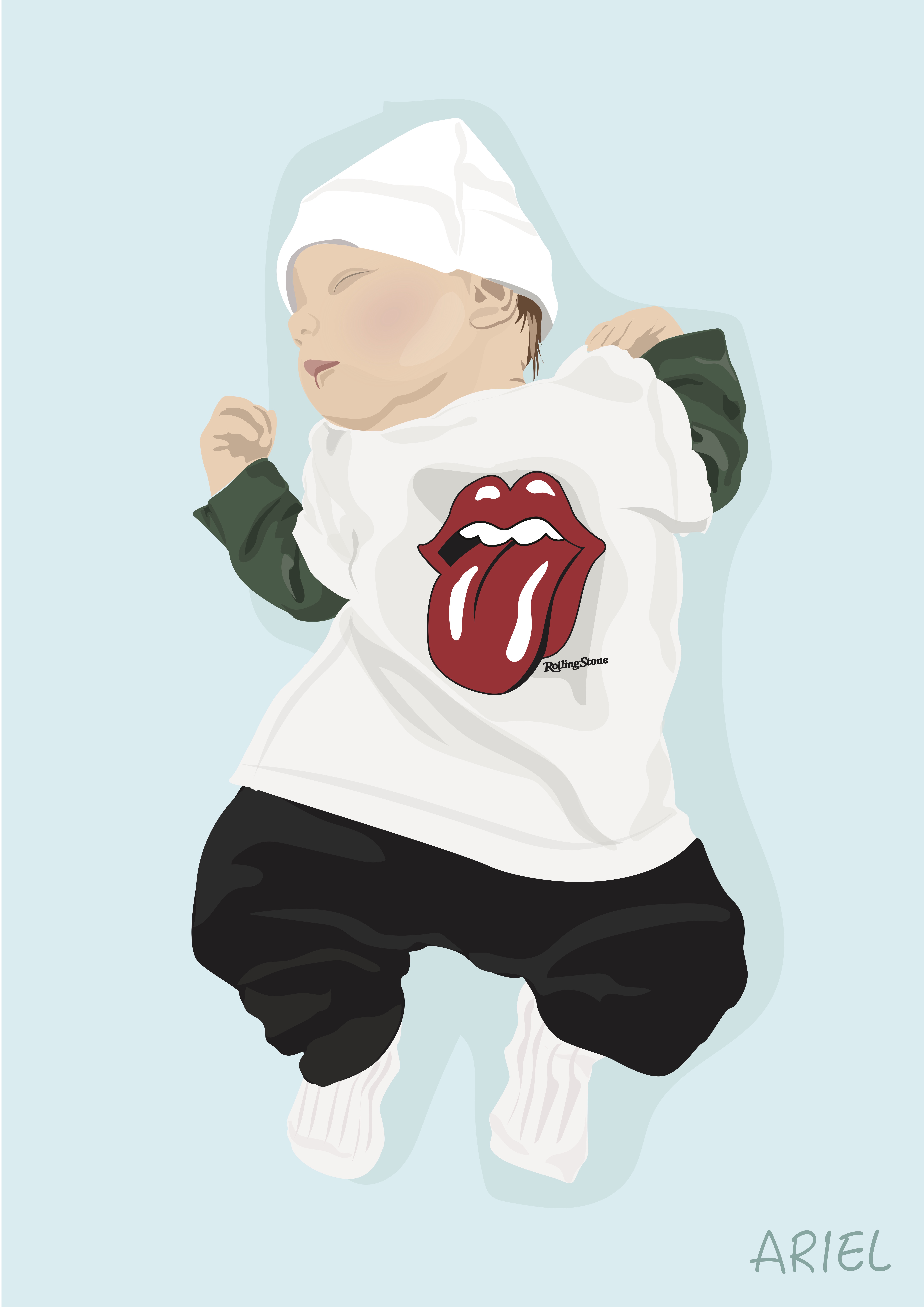 Portrait bébé dessin