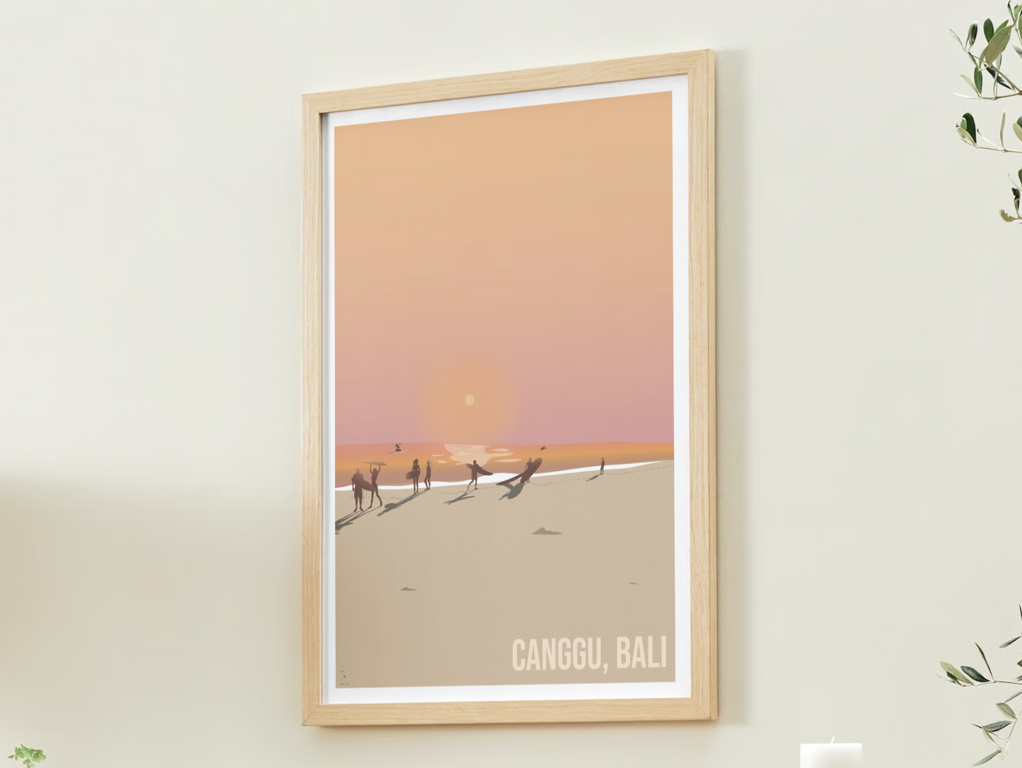 Affiche Canggu, Bali