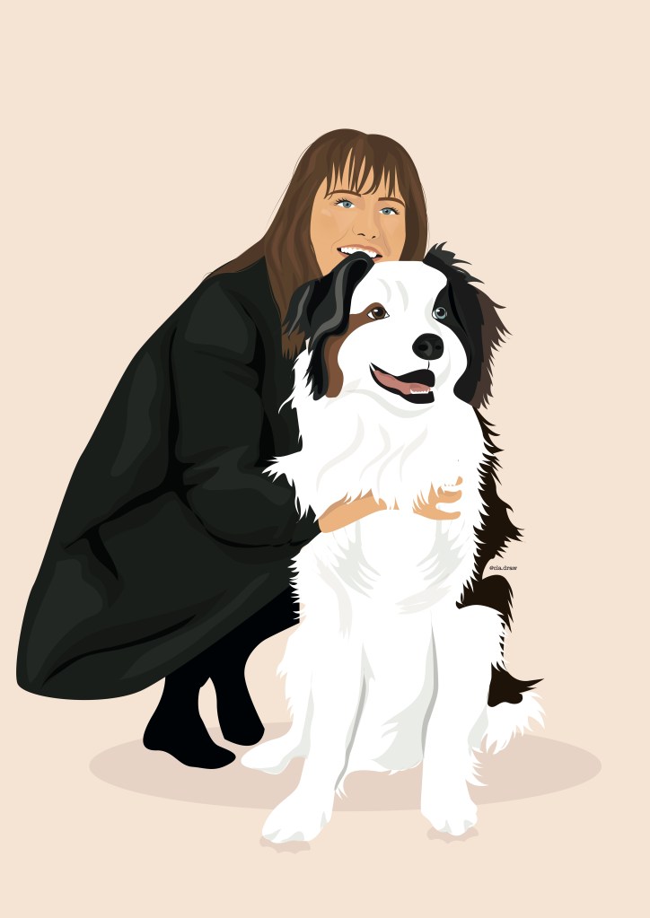 illustration personnalisée chien