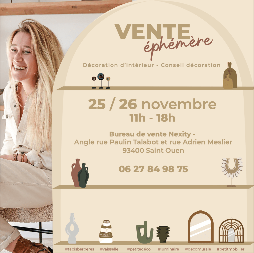 invitation Uman Interior vente décoration bohème